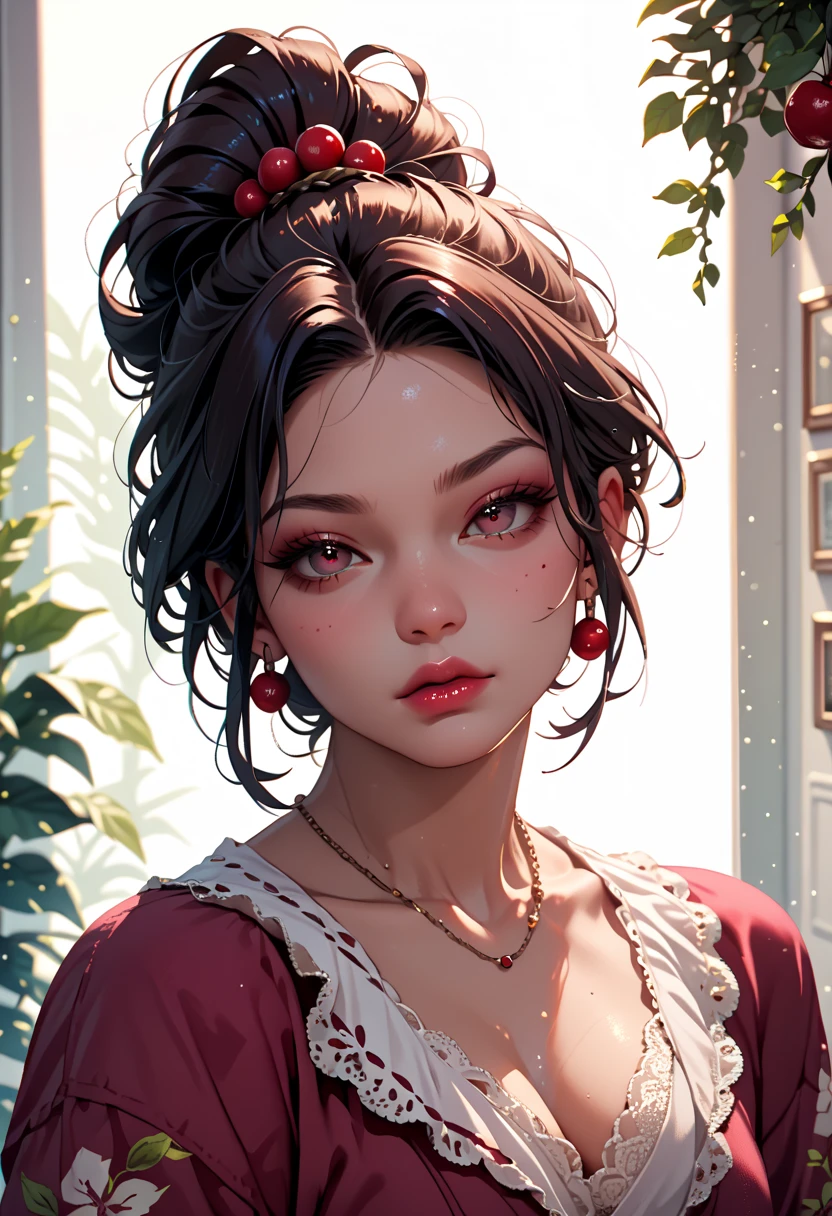 Do the second one again with cherry color