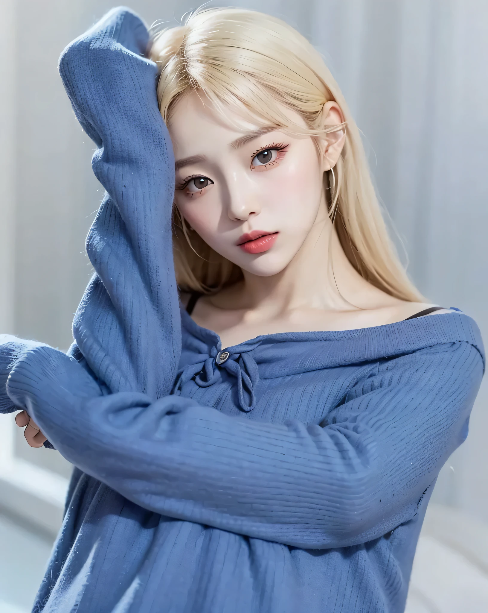 Shangcang, 1 girl, blonde hair, White background, have, skirt, 蓝色shoe类, wing, simple background, sign, flower, nail polish, wide sleeves, long sleeves, blush, animal, white flower, alone, whole body, bird, looking at the audience, 高跟shoe, Put your hands on your cheeks, Put your hands on your face, decorate, bow, Bangs, ribbon, bell, blue tiara, +_+, sock, short hair, gray eyes, shoe, blue nails, feathered wing, blue bow