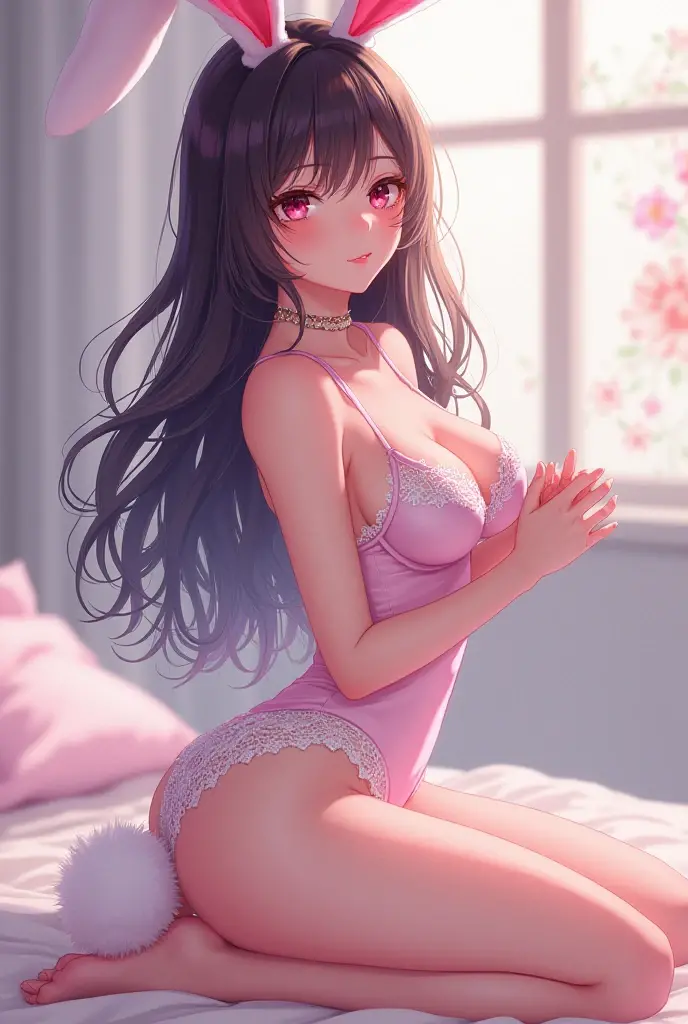 Manga girl sexy qui montre ses pieds