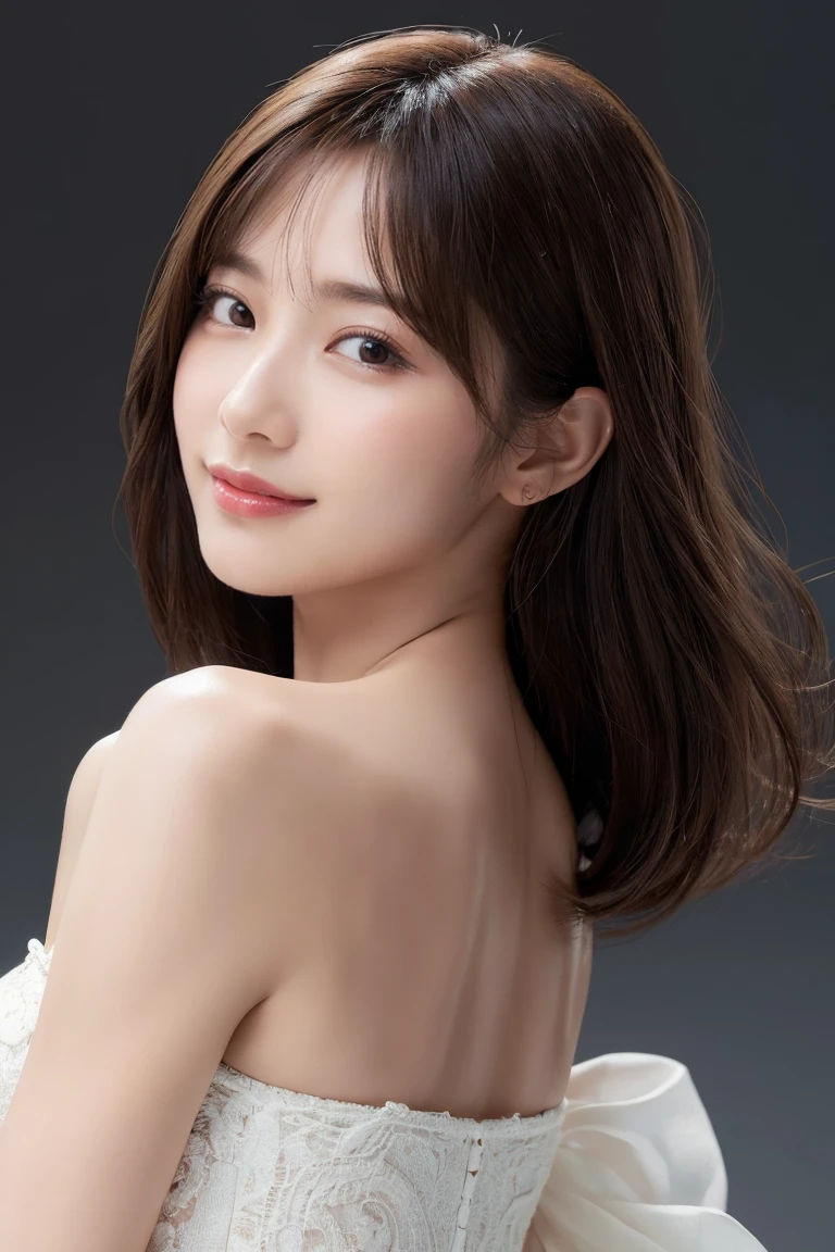 (Tabletop、highest quality、8k、Award-winning works、Ultra-high resolution)、One Woman、(Face close-up:1.1)、(Pure white background:1.1)、Perfect beautiful face