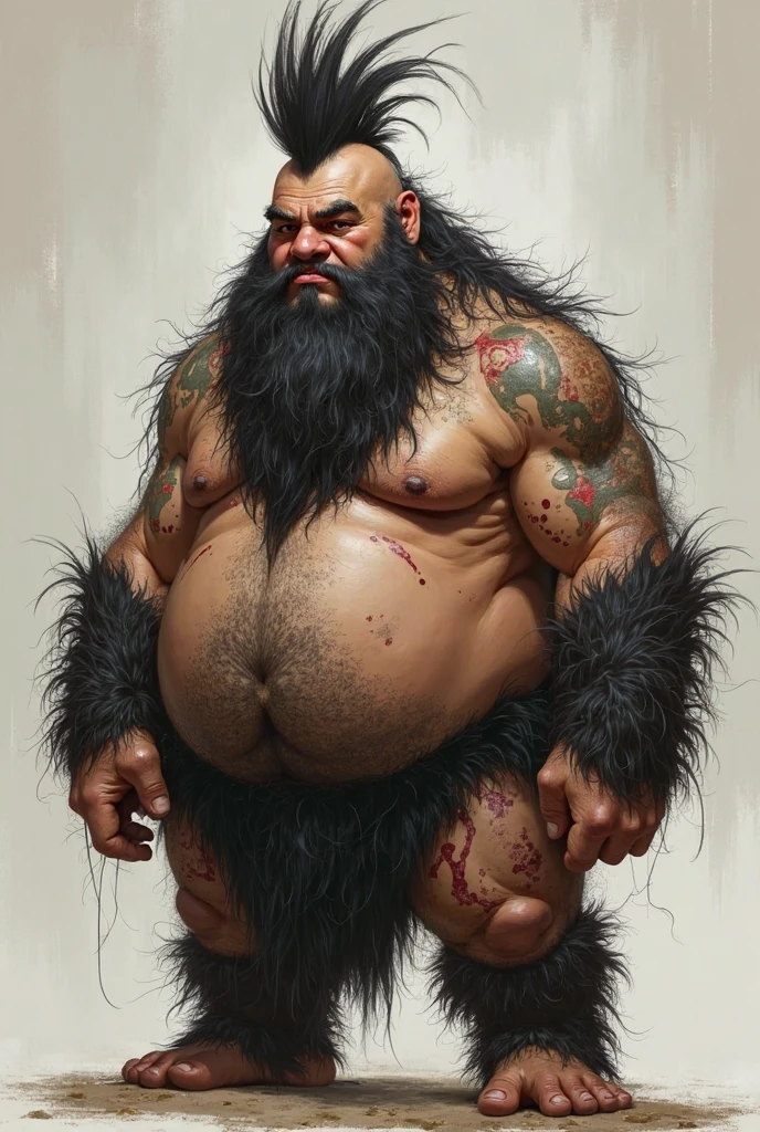 muscle、male、male、Strong、Thick arms、Thick Chest、Massive abdominal muscles、Minimal costumes、loincloth、Warrior、carpenter、blush、Sweat、Heavy breathing