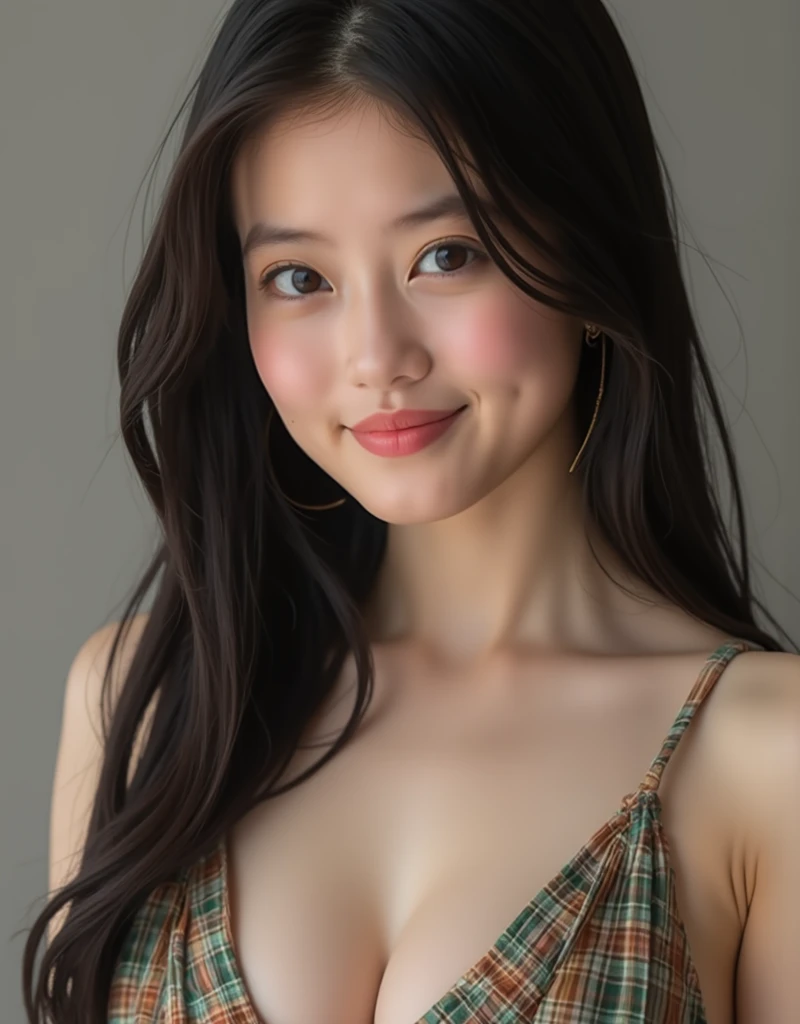 micro bikini, smug with a seductive smile