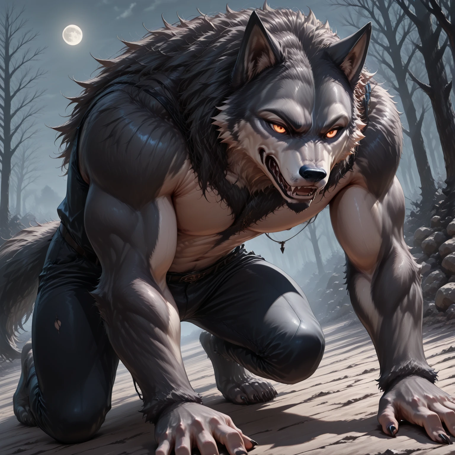 Werewolf Definition ((Best Quality)),( super high definition),(Super detailed),( detailed ...