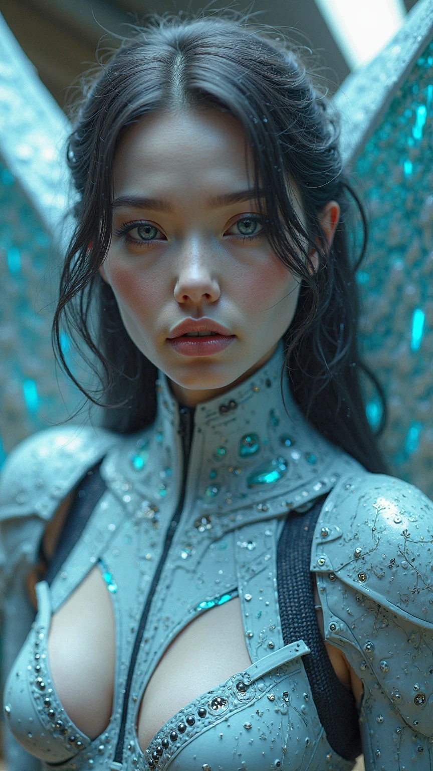 Black gold thread marble texture 32K（tmasterpiece，k hd，hyper HD，32K）Rolling flying linen constellation，Lizard Head White Gold Silk Armor Tulle Cyberpunk Space Station 1:90 miniatures，the sideview，semi transparent，Portrait close-up，Ice is permeable to gas，Film light and shadow，Full composition，Panorama ultra-wide angle，extremely happy，Pterostilbene has a delicate texture，Strong visual impact，Hyper-detailing，Dream Demon，Refined face，prettyeyes，Cherry small mouth，high saturated，Long flowing burgundy hair，crystal-clear，Good sense of perspective，Light and shadow effects，16K smooth，Surface reflected light， Sharp Re， Nikon D850 Film Stock Photo by Jefferies Lee 4 Kodak Portra 400 Camera F1.6 shots, Rich colors, ultra-realistic vivid textures, Dramatic lighting, Unreal Engine Art Station Trend, cinestir 800，Long flowing black hair，Denim skirt