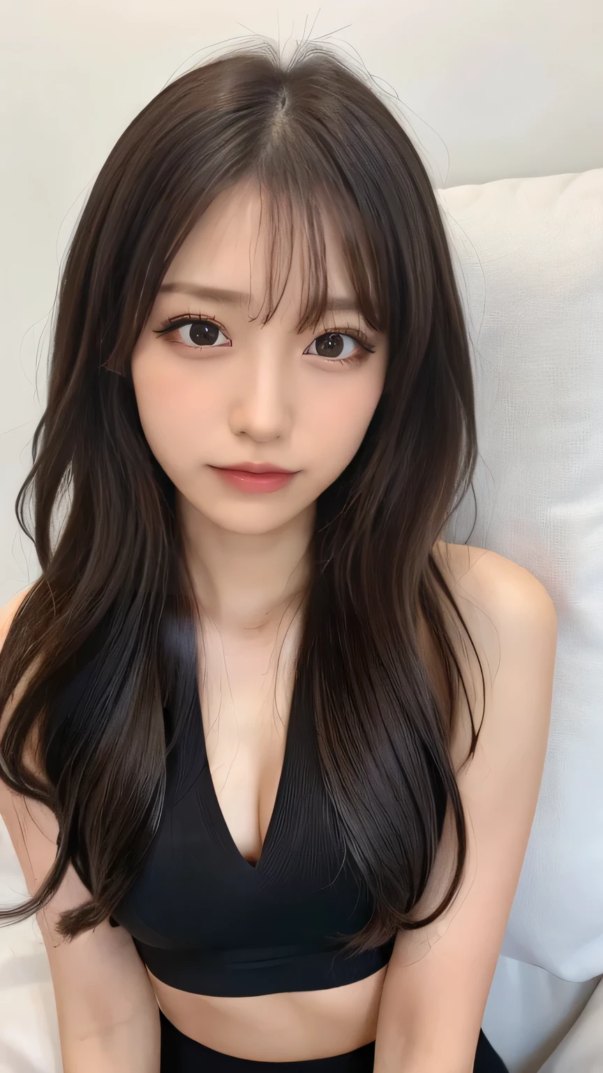 a close up of a woman with long hair wearing a cat ear, very beautiful cute catgirl, kawaii realistic portrait, artwork in the style of guweiz, beautiful anime portrait, realistic anime 3 d style, stunning anime face portrait, guweiz, 🤤 girl portrait, beautiful anime girl, cute anime girl portrait, beautiful anime catgirl, portrait anime girl