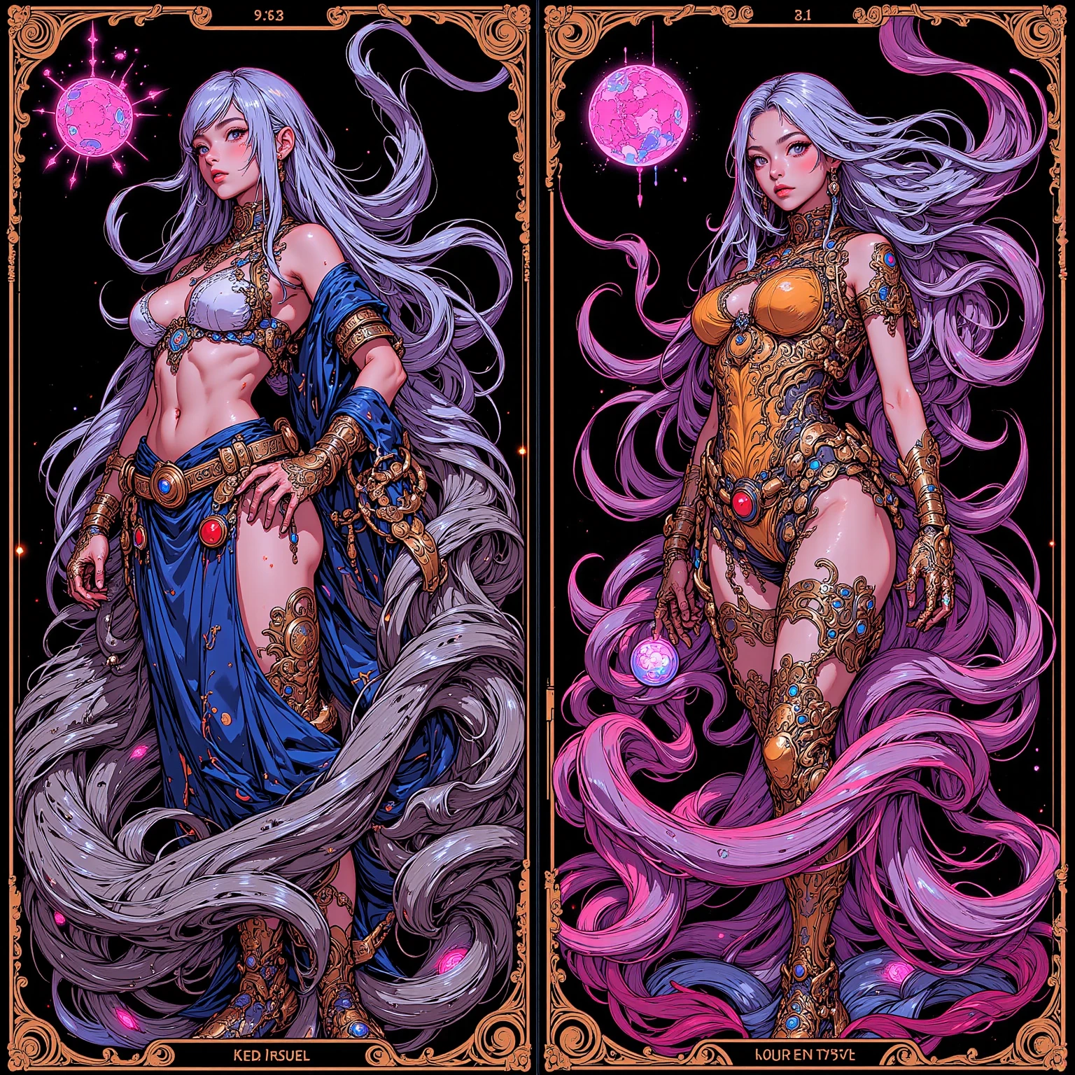 art similar to Alex Grey's art, with women's bodies --auto --s2