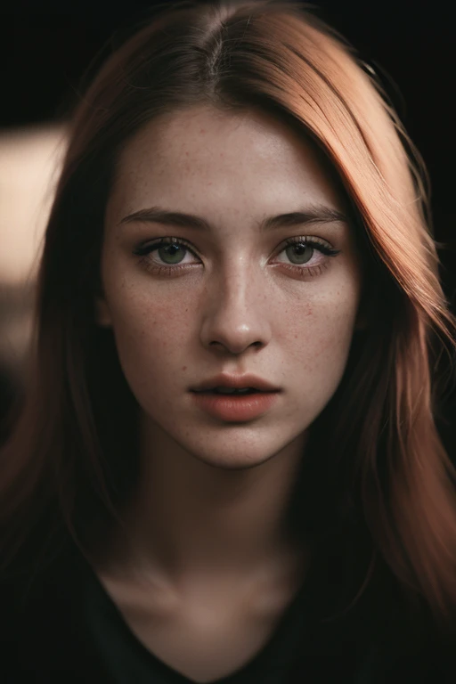 Merger_ellilly_song,
(headshot:1.2) portrait on a (plain grey background:1.2), (headshot:1.2), (face focus:1.1), windswept chaotic hair, soft lighting, low contrast, low saturation,
bokeh, f1.4, 40mm, photorealistic, raw, 8k, textured skin, skin pores, intricate details  <lora:epi_noiseoffset2:1>, epiCRealism
