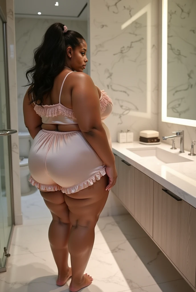 Fat muslim aunty wear bra and penty big ass