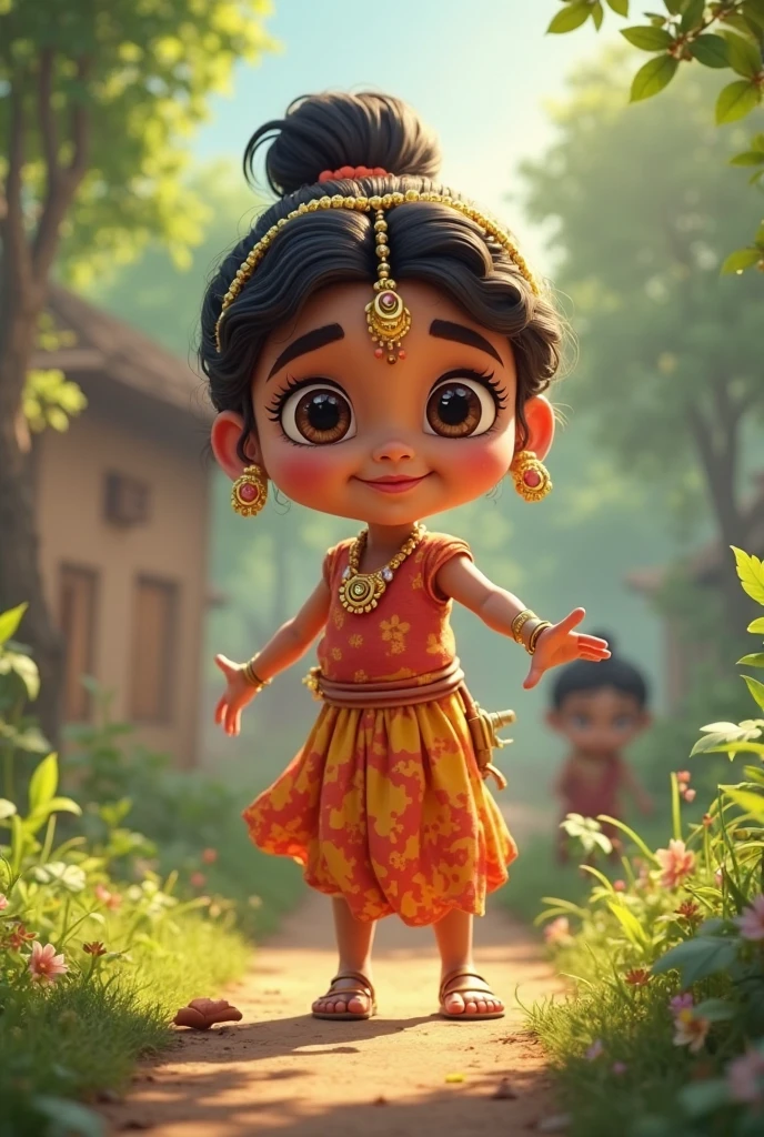 Small Shaadi Karta hua aadam with friends cartoon