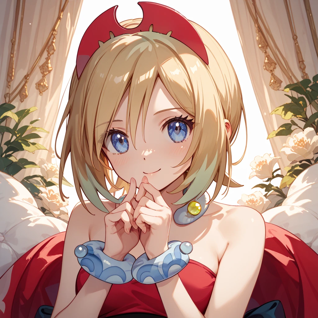 (best quality), (masterpiece), 1girl, anisphia_wynn_palettia, green eyes, medium breasts, blonde short hair, bubble, air_bubble, underwater, fish, submerged, solo, water
 <lora:anisphia_wynn_palettia_v25:1.0>