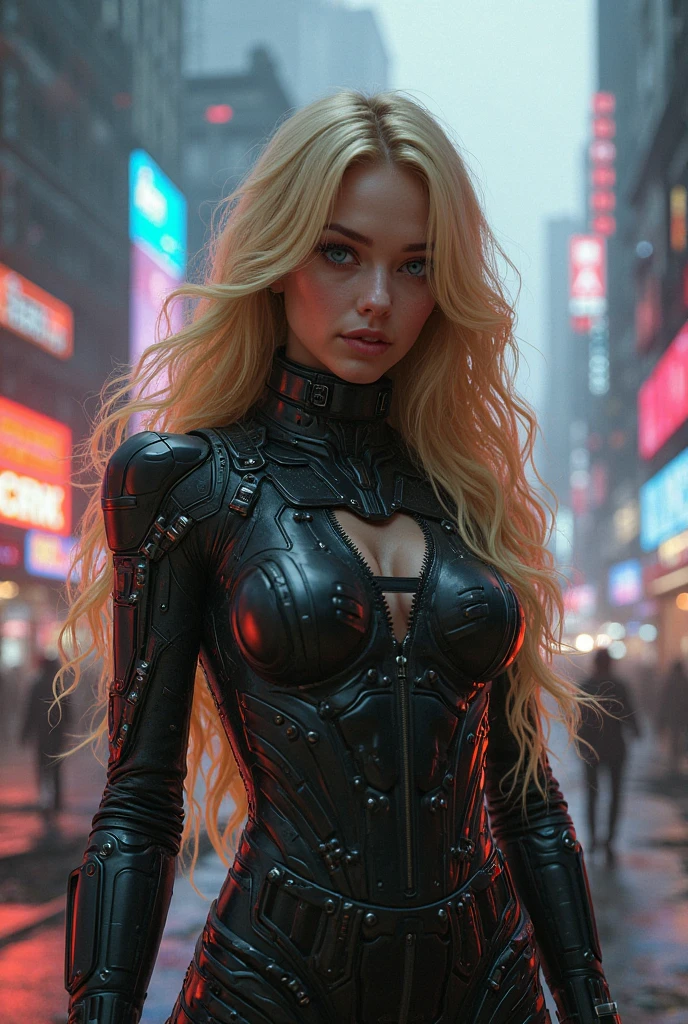Blond woman at the beginning of her twenties, long blond hair - SeaArt AI
