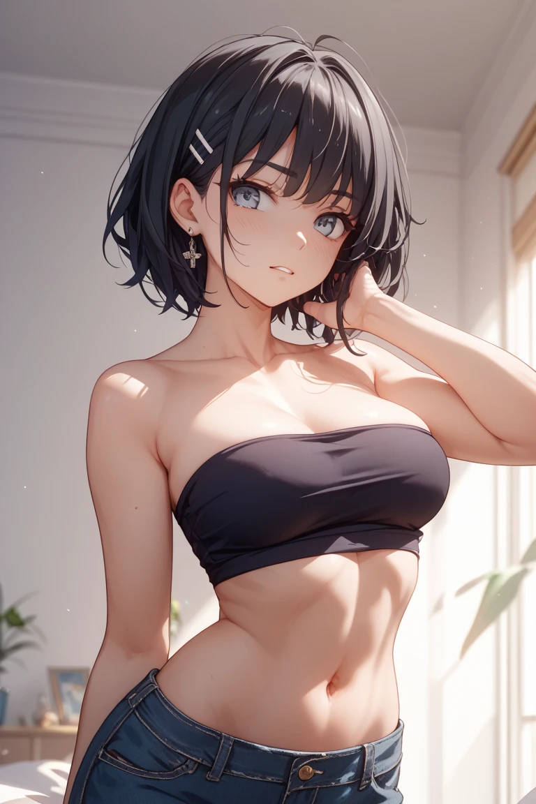 (selfie:1.3),1girl,black hair(very short hair, messy hair),(brown eyes:1.2),(beautiful detailed eyes:1.2),20years old,milf,,(flat chest:1.10),l,steaming body,(muscler:1.15),(abs:1.15),( take off self-pantie:1.3),, ((changing in locker room)),
oily lips,masterpiece,8K,(Realistic:0.85),(heavy makeup:1.15),(gal:1.2)