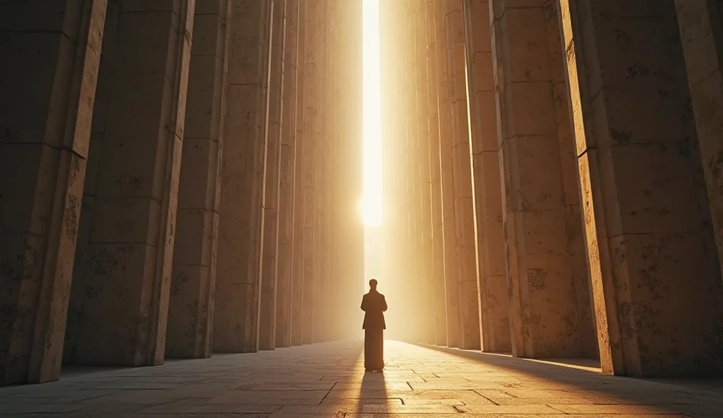 There are 2 walls - Imagine a wall built with bricks that symbolize ethical values (one for each brick). On the other side of the wall, There are corrupt figures (Shadows) who try to climb or cross the wall, but they can't because of their solidity.
- You could include Socrates as an architect, with plans that describe how to build a strong character through knowledge .
Beyond there is another wall with moved bricks, mal colocados donde las Shadows si pueden pasar