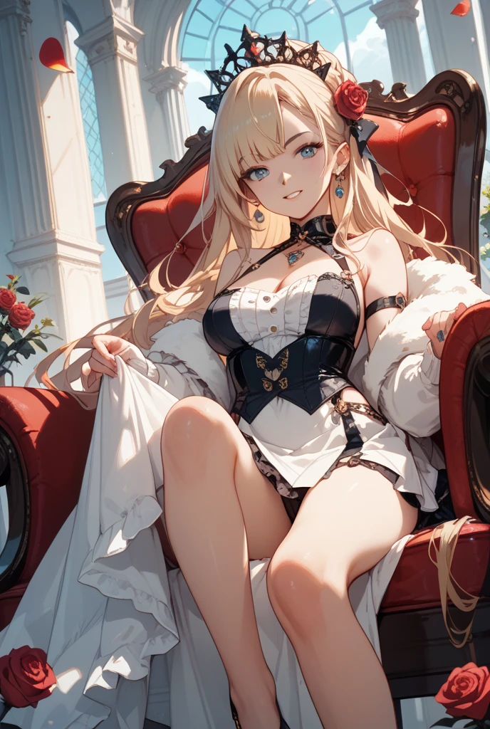 ((Finest quality)),(超A high resolution),(ultra-detailliert),((Best Anime)),sharpnes,Clair,Art with astounding depictions,Glamorous atmosphere:1.4, (1 noblewoman:1.3),Exhibition of paintings