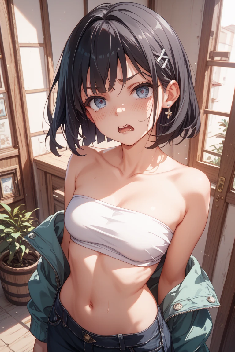 ★quality:(1 Girl), (Perfect hands:1.2), (Perfect Anatomy:1.2), (best quality:1.3), (masterpiece:1.3), (Very detailed:0.8), , 完璧なface, かわいくて左右対称のface, 童face, Pink Lips, (:1.1), High resolution, High resolution, CG Unity 8k, Nice hands, throw, top quality, ★performance:(笑face:1.3), (:1.4), Happy, charm的な, faceを見て感じる, (Look at other people:1.3), looking up★被写体:(toru asakura: 1.3), ★face:detailed face, (beautiful face: 1.1), beautiful girl, cute, charm, beautiful detailed face, ★eye:green eyes, detailed eyes, キラキラしたeye, charm的なeyeの反射, キラキラ輝くeye元, Pupil depth and three-dimensional effect, Subtle changes in iris color, Meticulous eyelash detailing, Pupil depth and three-dimensional effect, ★illumination:Light of the sun, ★chest: Detailed skin, (chestの谷間:1.4), Shiny skin, ★hair: :(Pixie Cut:1.4), shiny hair, floating hair, (short hair: 1.3), (分けた前hair: 1.4), (green hairs、gradation hair、multi color hair, Purple hair), Ahoge, 前hair, , ★style: animation, shape, (Wet:1.2), ★environment:Ocean, cloud, green , night, Outdoor, Beach, ★Costume :(((NSFW,Full nudity))), jewelry, Earrings, necklace, Earrings, accessories, ★One:Small Head, Seven Heads, ★action:(Are standing:1.3), (:1.3), (Tilt your head:1.3),The whole body is projected、Thin pubic hair