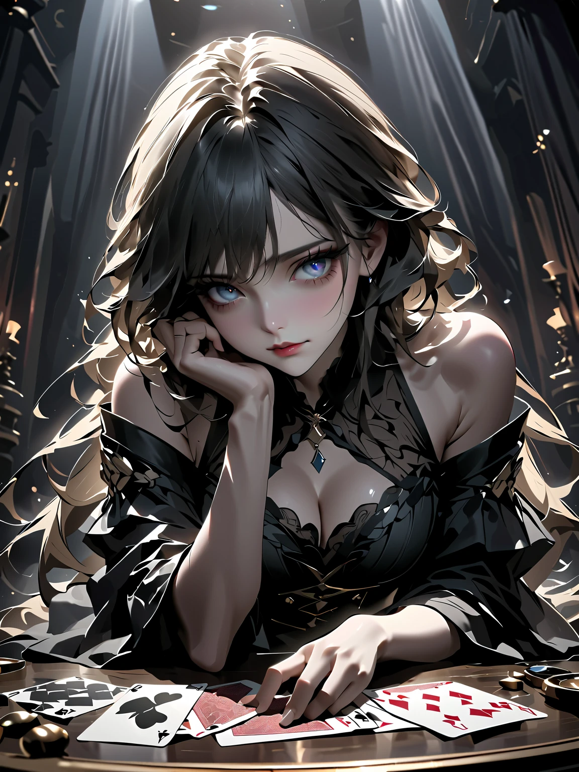 full body shot, absurdres, RAW photo, extremely delicate and beautiful, masterpiece, Best Quality, ultra high resolution, 32k, hyperrealistic, ultra-detailed, detailed beautiful face and eyes, tearful mole, earring, short medium hair, wavy hair, surcoat,