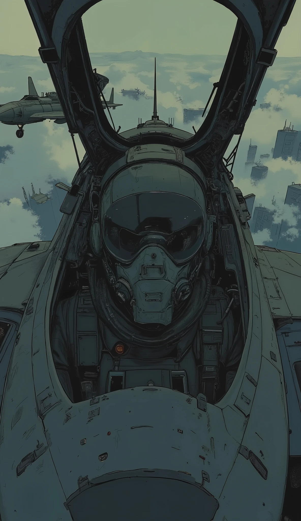 shot directly above the cockpit canopy、a close up of a fighter with a pilot inside of it, Robert Jacobsen Pictures , Shutterstock, Precisionism , コックピットにいるfighterパイロット, in the cockpit of a fighter, Military Photography, fighter, gazes closely at the viewer, United States Air Force , inside future fighter, fighters, look here, f 3 5 fighter