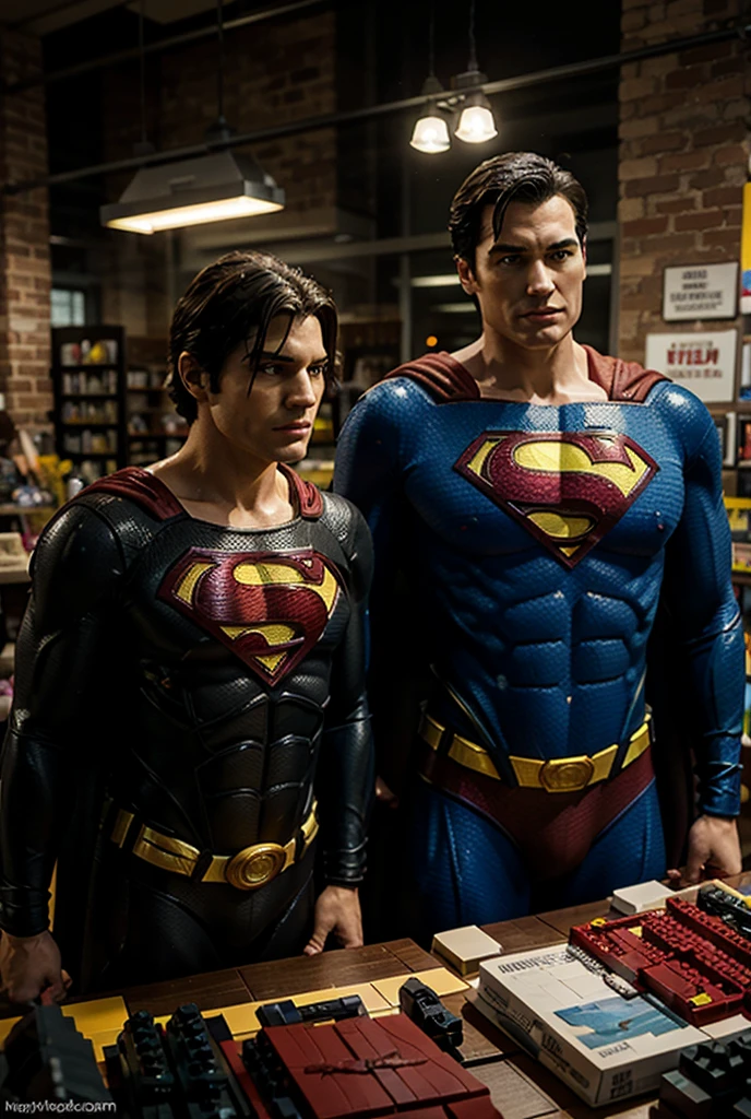 SUPER HEROES PLAYING VIDEO GAME