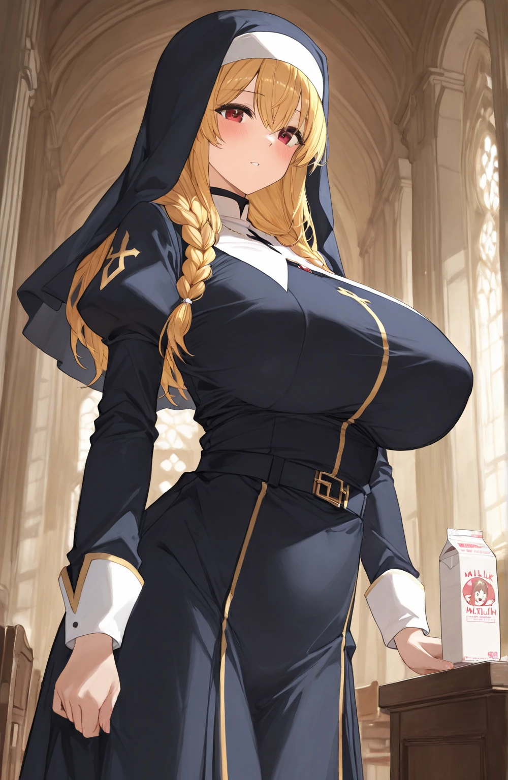 (masterpiece, best quality) detailed, 1 role , Blue archival art style , Wearing black tights, silver accessories , Zipper half-closed,plump breasts , Futuristic, shining , Beautiful woman , Pale skin ,Blonde ,elegant, Rich , , Pointed ears , Long eyelashes , 23 years old,8K ,
 , Soft fade , Cell shadowing ,