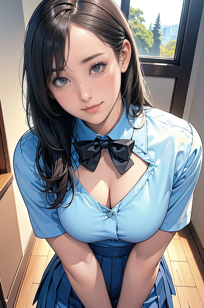 NSFW, head , to throw, high angle view, (Masterpiece, Best Quality, realistic photo:1.4), (shiny skin), (UHD, 8K Wallpaper, high resolution), perfect anatomy, cinematic lighting, physically based rendering, awarded, extremely detailed skin, Extra detailed face, eyes with beautiful details., Carl Zeiss 85 mm F/1.4, (((1 girl and 1 man, Couple, having sex))), (a man standing in front of a kneeling woman, agarrando su head)(girl kneeling in front of a man:1.3), (mujer inclinando su head hacia arriba), (1 girl: 32 year old married woman, japanese secretary, (semi-long wavy ginger hair, tied hair, Bun), small breasts with cleavage, , (Navy blue pleated skirt lifted by herself:1.3), (1 girl: blushizado y travieso, eyes), blush, in the office, (1 man: A handsome man dressed in a recruit&#39;s suit, sosteniendo su head), Shot from diagonal forward, shot from above, agarre de head