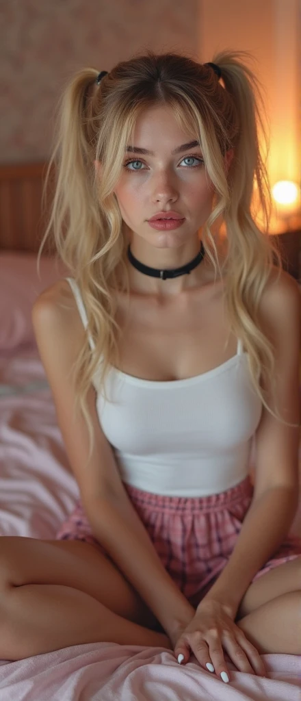 Transwoman big dick, girl sucking has a cock, score_9, score_8_up, score_8_up,raw, realistic , 1girl with dick, sitting on couch, kneeling , wet skin, shy, sexy and cute, twin tails, hair clips, short pink skirt, white socks, lewd eye contac, ((drooling)), spit bubbles bubbles, after felatio, cum, cute girl, blonde long hair, beautiful princess, (head grab),penis deep in throat ,thick thighs, pushed against the wall, loose hair strands, blushing, shy look, cute face, choker necklace, negative_hand, g0thicPXL, view from above, playroom interor, pink bedroom interor,raw lighting, overexposed, harsh flash, female extreme orgasm, girl with dick, girl cums, sucking hard, girl has big penis, hard suction, eyes rolled back, deepthroat