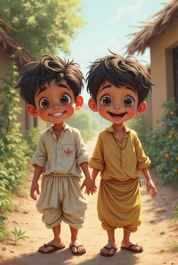 (photorealism:1.2), beautiful kids boys , waking on road wearing top, pakistan falg t shirts pants, long curly hair, , soft lighting,
background, rain and they going alone cozy relaxed pose, realistic, intricate details, warm colors, by Greg Rutkowski, by Alphonse Mucha