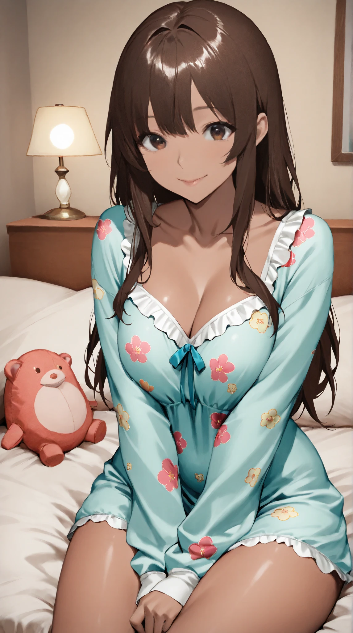 Beautiful,charm, blush-on, smile