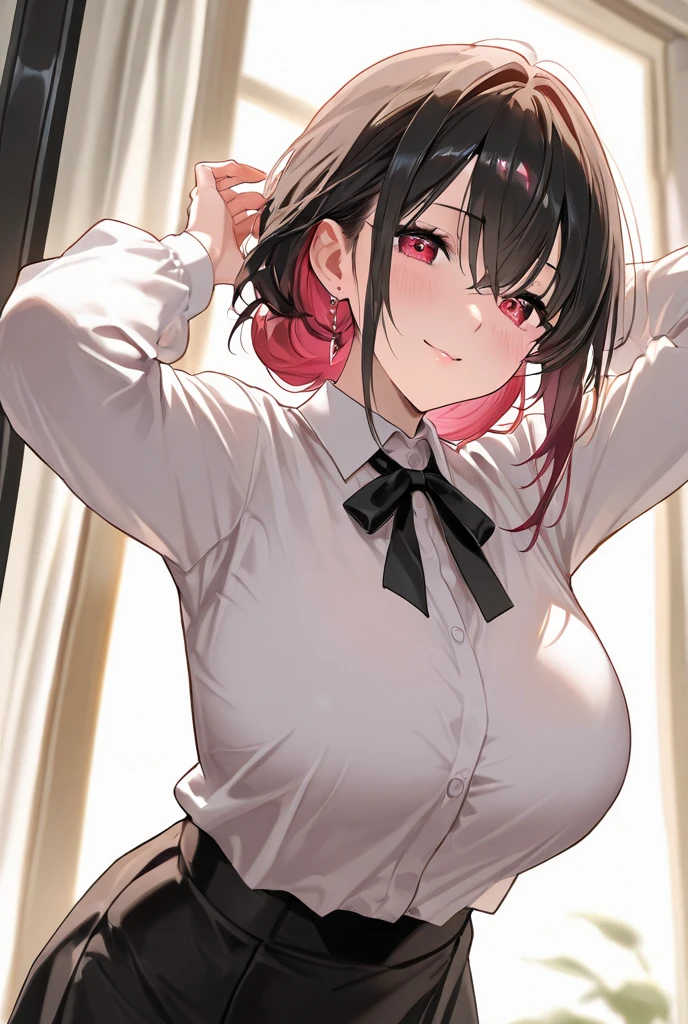 Very detailed CG Unity 8K 壁紙),(masterpiece), (Highest quality), (Very detailed), (Best illustrations),(Best Shadow)、2boys 2girls belt black_belt black_hair blush bra_ass visible_through_clothes breasts button_gap cane cellphone censored collared_shirt doyagao dress_shirt duck_hair_ornament english_text gao_(gaolukchup) hair_ornament heart highres huge_breasts id_card lanyard lifting_own_clothes mosaic_censoring multiple_boys multiple_girls old old_man orange_shirt original out_of_frame panties phone public_indecency school_uniform scrunchie see-through shirt short_ponytail short_sleeves sidelocks sitting skirt skyline smartphone smartwatch smile smug spread_legs teeth thai_school_uniform thighs train train_interior underwear uniform upper_teeth_only watch white_panties white_shirt wrist_scrunchie wristwatch
