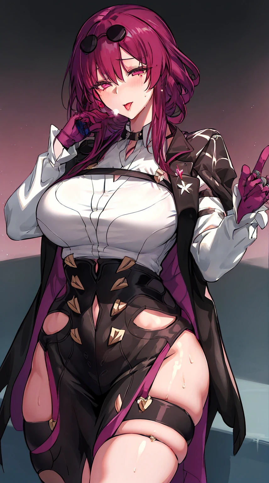 Best Quality,8K,high resolution,masterpiece:1.2), (ultra detailed), (unclothed) (NSFW not safe for work art), (Shinobu Kocho (Kimetsu no yaiba season 3 settings), (pose Sexual), (realist,photorealist,photo-realist:1.37), (HDR,HD), (portrait), (vivid colors), (long legs), (clearly elongated face), (Hermosos detailed eyes), (purple eyes profundos), (beautiful detailed lips), (extremely detailed eyes and face), bright Eyes, purple eyes:1.5 (hair, purple hair, ), Dynamic angle and posture, soaked in sweat, perspiration, undressing (long eyelashes), (short hair between eyes black), (sharp focus), (physically based rendering), (unclothed), (big breasts) (open legs), (intense), (expression of intense desire), (Motion blur), (elegant), (slim figure), (anime inspired), (bright lights), (Sexual), (contrasting colors), (mysterious atmosphere), (action packed scene), (Unique style), (striking), (Handsome), (evocative), (expressive), (Intriguing atmosphere), (giant breasts:1.2) ((Best Quality)),((Very detailed)),masterpiece,absurdities,detailed face,beautiful face,(detailed eyes, deep eyes),(1 girl),((dynamic pose)),