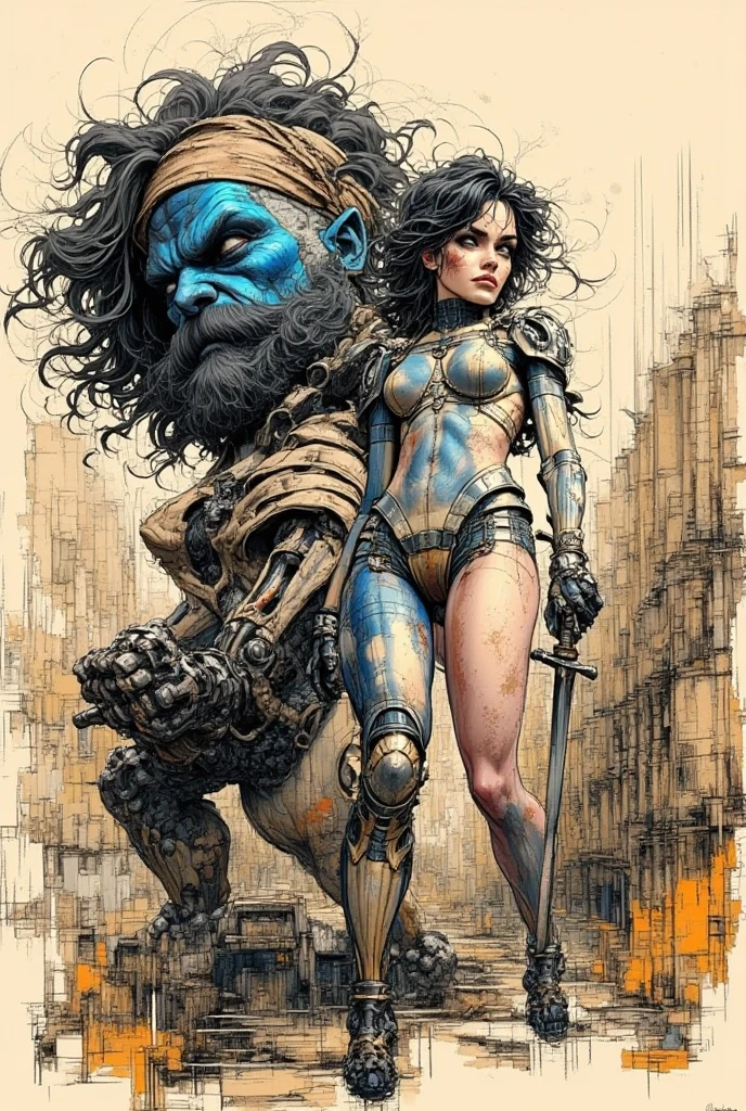 high quality, 8K Ultra HD, hyper-realistic portrait of a big flying saucer crash on the side of a hill with Debris all over the crash site, Alien bodies on the floor, American soldiers on jeeps on the background with a beautiful woman looking at the site, By Ray Shark