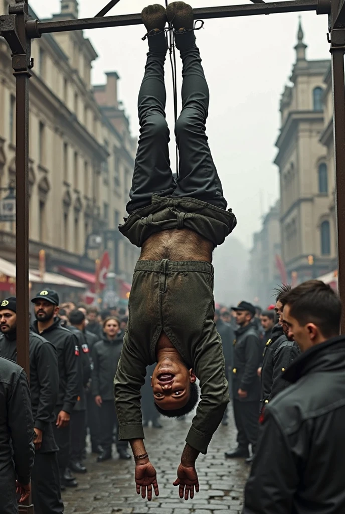1boy、Handsome Men、Japanese male, 、Completely naked、Full nudity、erection、Huge penis、Highest quality、Realistic、beautiful、Sad look、 ((((Both arms were tied up with rope)))), ((((A very tight rope is crisscrossed over the chest)))),(((Body bound with tight rope)))、whole body、Surrounded by men and women in uniform、In front of the school gate、erection、完全Completely naked、On all fours、Prostration、His arms are tied over his head