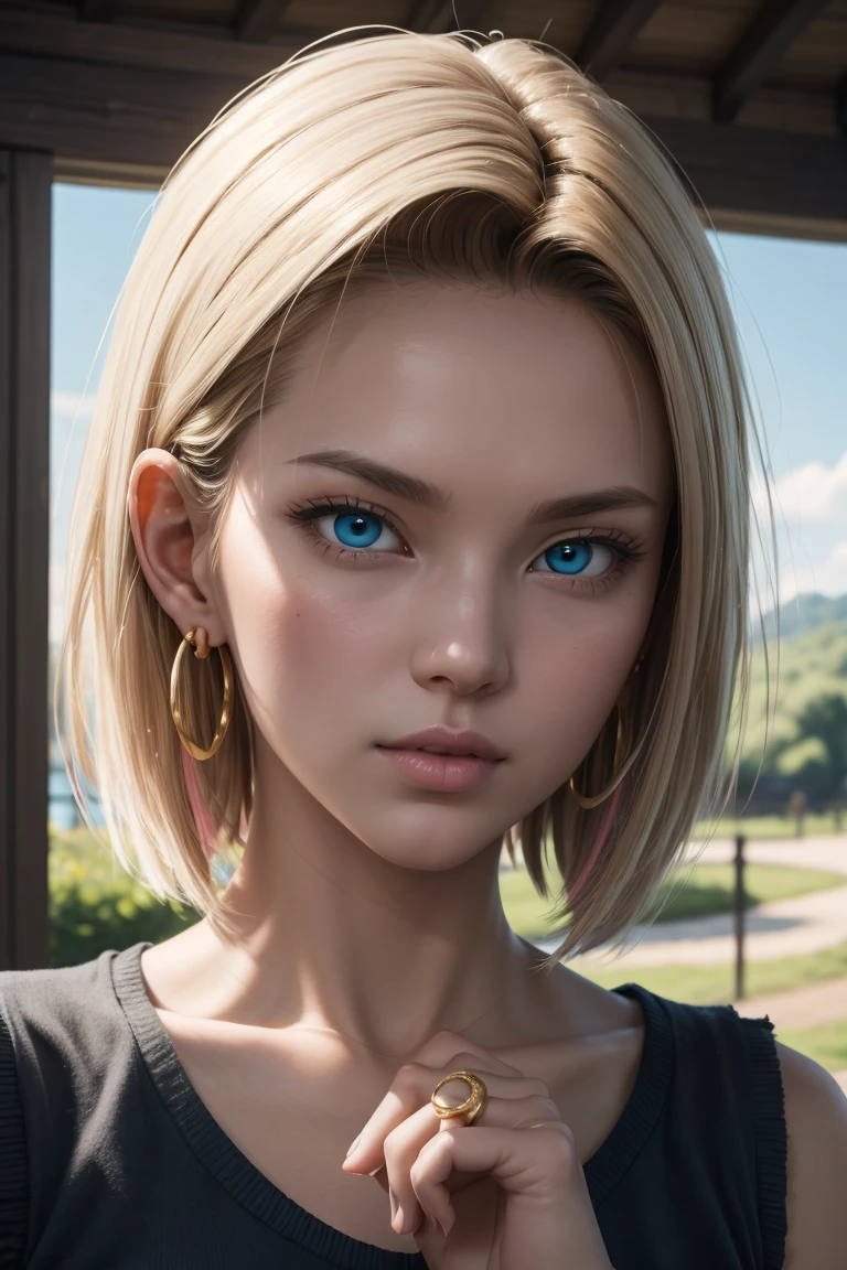 sexy woman, voluminous breast, a 25 year old woman, beauty face, lustful face, high detail, beauty lips, photorealistic, ultrarealistic, background, rtx on, Color Grading, Perspective, Depth of Field, Field of View, Tonal Colors, 8K, Full-HD, Perfectionism, Rim Lighting, Natural Lighting, Soft Lighting, Accent Lighting, Diffraction Grading, hot woman , super detailed, (( Detailed beautiful blue eyes )) , blonde hair , short straight hair, ( office clothes ), face portrait, look forward