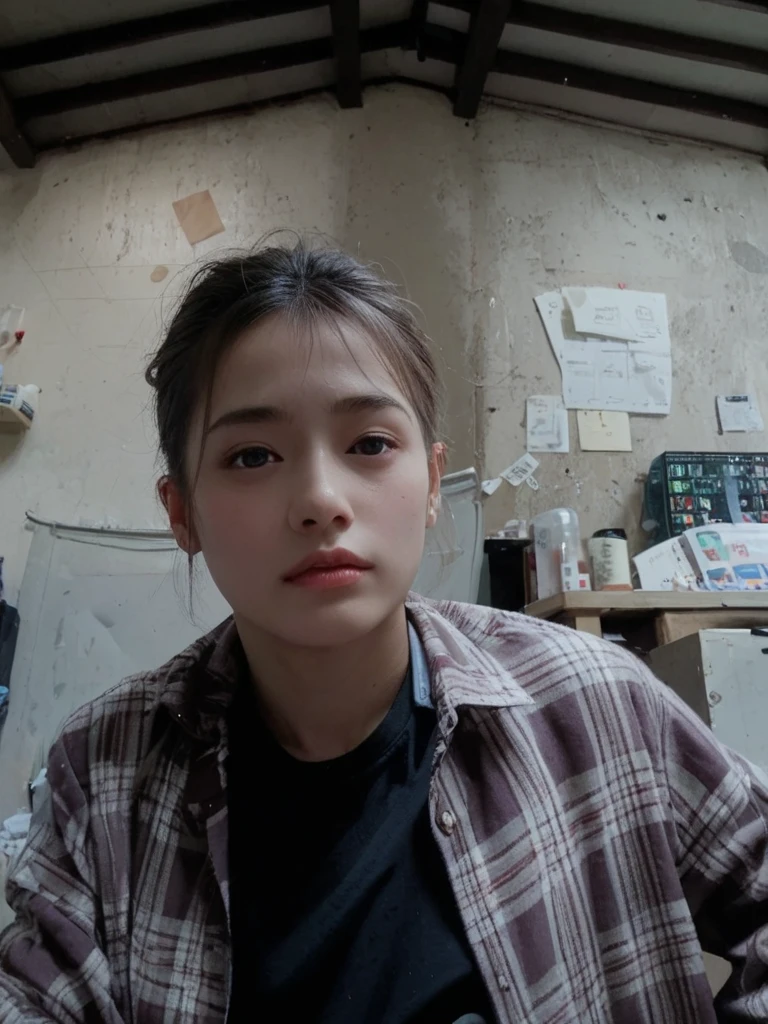 best quality, ultra high res, (photorealistic:1.4), 8k resolution, 1girl, (random hair:1.3), (realistic hair:1.2), (Korean ulzzang:1.2), (realistic eyes:1.2), (beauty face:1.3), slim body, white glowing skin, medium breast, cleavage, (sweaty face:1.2), (mid angle:1.3), (Random outfits), (at New York street:1.3), (at night:1.3)