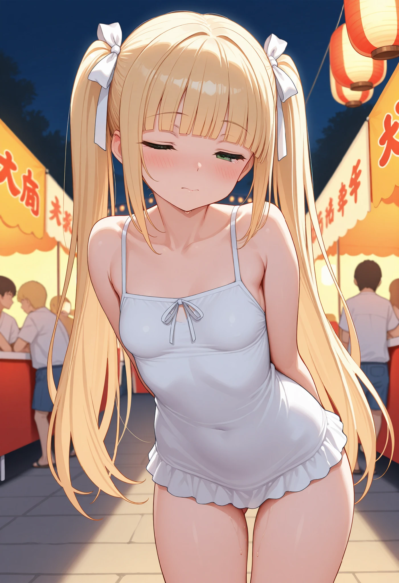 score_9, score_8_superior, score_7_superior, sauce_anime,
toloverumy, my, Yellow Hair, Long Hair, Red eyes, hair ornaments, two side superior,
naked,NipplesOutdoor, Cityscape, street, crowd, people々, food, Taiyaki, eat,
View your viewers, Cowboy Shot, Dutch Angle, Dynamic pose,