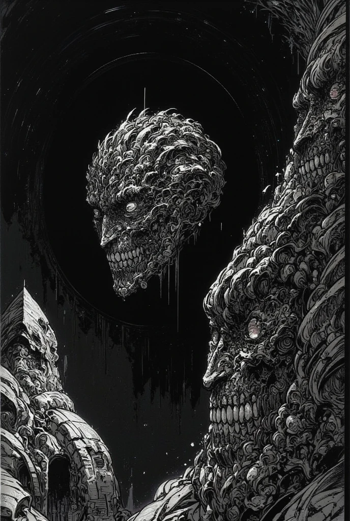 Close-up of a skull with a full moon in the background, Male devil with white horns, Beautiful male grim reaper, Fantasy Skull, Rock band skull design, Dark but detailed digital art, Incredibly detailed color art, Grim Reaper Portrait, Lord of Death, Death Demon Knight, Full color digital illustration
