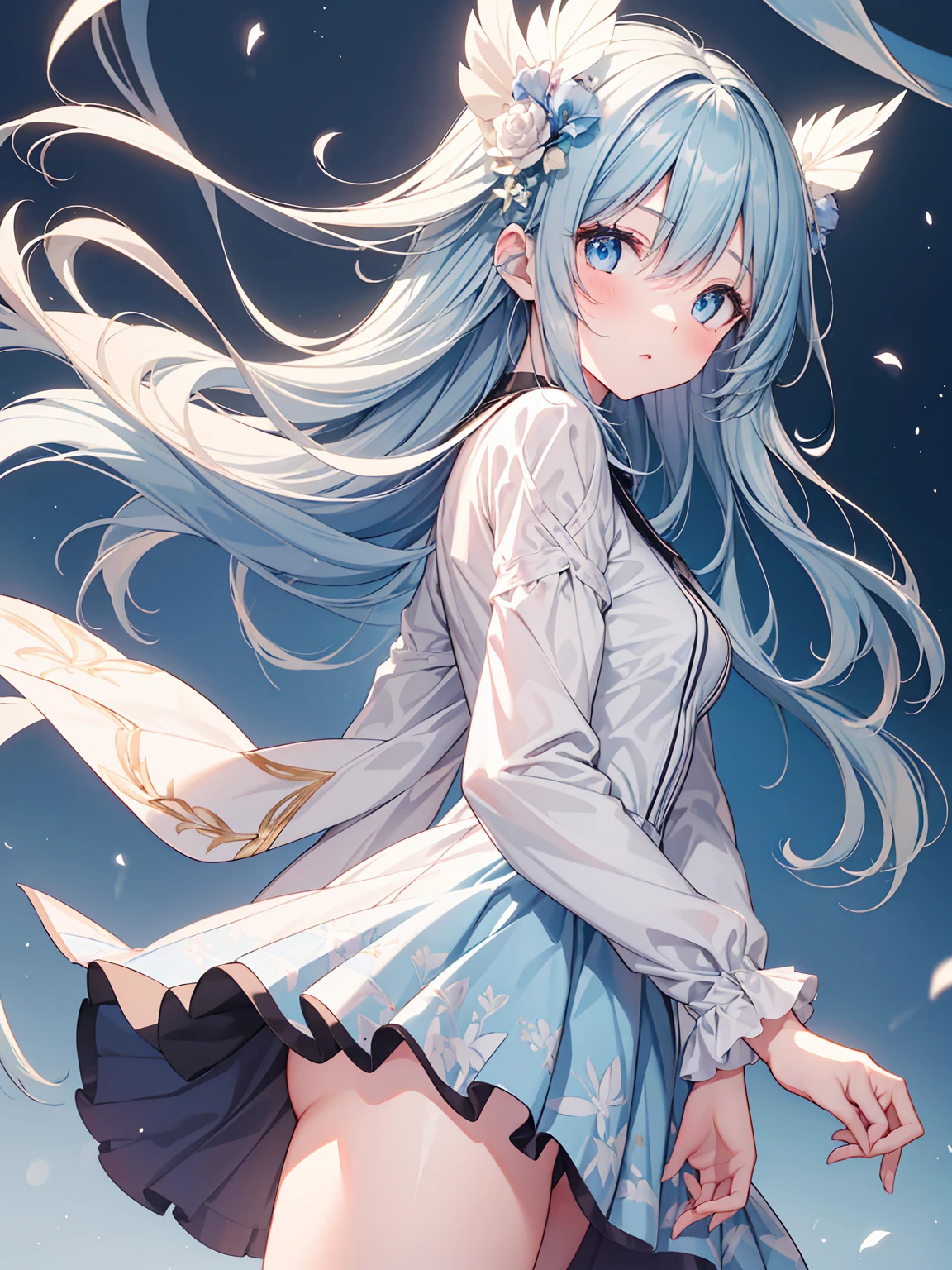 (masterpiece), (best quality), (ultra detailed),(disheveled hair),(illustration),(dynamic angle), (1girl), standing,model,Fashionable clothing,looking at viewer, (interview), (simple background),,beautifuldetailedeyes,delicate beautiful face,Floating,(high saturation),(colorful splashes),colorful bubble,(shining),(realistic:1.2),bright color