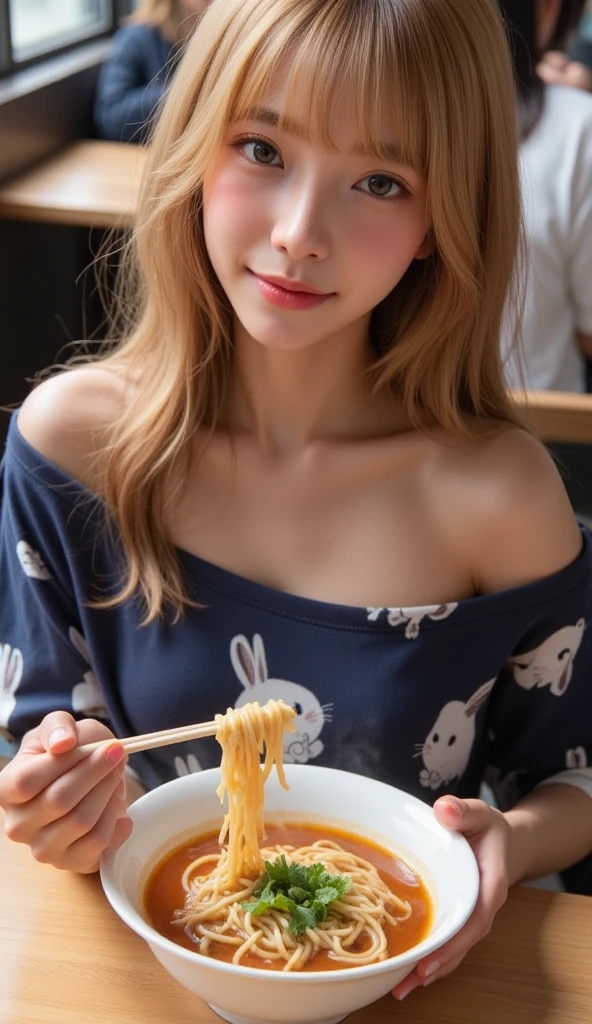 (best quality,4k,highres,masterpiece:1.2),ultra-detailed,realistic,a girl,enjoying her morning breakfast, very small breasts, tiny, skinny, beautiful detailed eyes,beautiful detailed lips,extremely detailed face,long eyelashes,eating sausages,talking,using a fork to pick them up,drinking fresh milk,wearing a cute pajamas,accidentally chokes on it,a cozy kitchen scene with sunlight streaming in,smiling,happy,golden brown sausages,soft and fluffy pancakes,crispy bacon,sunny-side-up eggs,steaming hot coffee,juicy orange slices,bright and colorful tablecloth,floral wallpaper,freshly brewed aroma,airy and spacious kitchen,comfortable and inviting atmosphere.