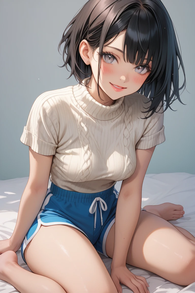Background Toddler room(、)Attractive face、Emphasize cleavage、She lifts her tight miniskirt to show her panties((Highest quality))Face Real、(1. Glowing Skin.4)Extreme close-up from below(((With a sexy smile)))((masterpiece)、(1. Glowing Skin.1.4)Thigh Emphasis、((A small town park bathed in dazzling summer sunshine、))、(((12-year-old girlng a red tank top))(Wearing a thin, Tight mini skirt、)(Wearing grey panties)Black bob hair、Sexy pose、、Breast enlargement、(Various poses)