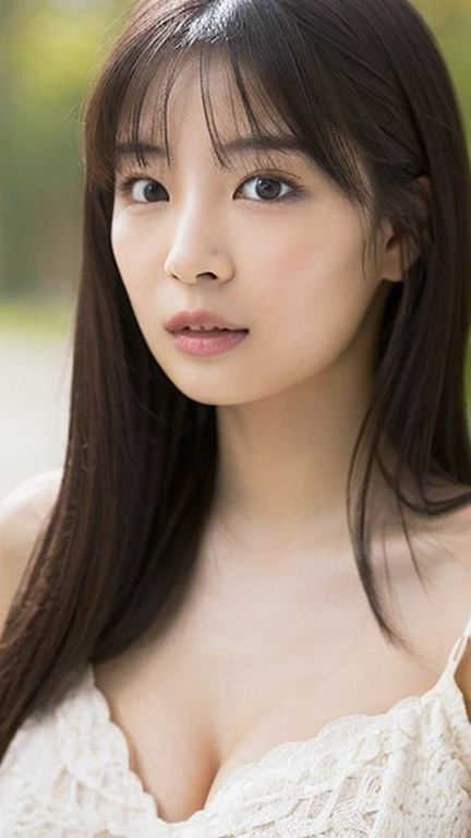 One Girl,First Person View, (masterpiece:1.3), High resolution, Very detailed, Very detailedな CG Unity 8k 壁紙, Realistic, photo-Realistic, RAW Photos, Beautifully detailed face, Pale skin, Realistic glistening skin, Detailed cloth texture, Detailed hair texture, Perfect body, Beautiful Face, Accurate, Anatomically correct, Highly detailed face そして skin texture, Natural neck length, (Beautiful Hそしてs), (Fair skin:1.2),Heavy chest, charm, Written boundary depth, (Perfect Anatomy:1.2), Accurate手足, Cleavageを強調する, Camel Toe:1.21, (最high quality:1.4), 32K resolution, High resolution32k UHD, (masterpiece:1.2)), (Improvement of quality:1.4), finely,Very detailed, Symmetrical eyes, (Wide Hips), Light shines in, Light and shadow are clear, Professional Cinema Lighting ,(Huge breasts:1.3), Cleavage,Sexy pose,Are standing,,Large Breasts,,Not enough people,(((Full Body Shot))),Plump body,Long Hair,Straight hair,View your viewers,null,Daytime,high quality,Realistic,Digital SLR,masterpiece,Very detailedな,Japanese,Ahegao
