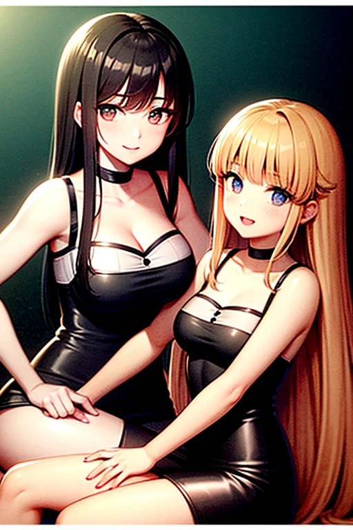 Three Girls Android graduate School A smiling face。