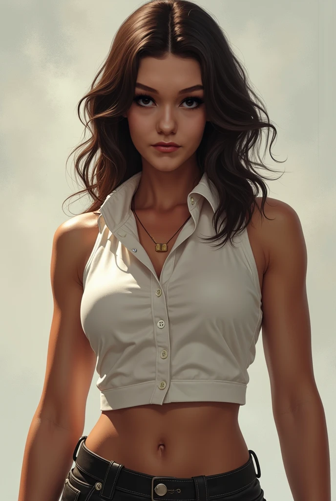 A beautiful woman posing for a photo