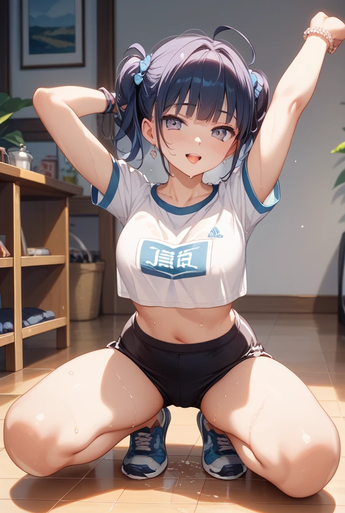 (((sexual position missionary))),(((pov))),(((having vaginal sex))), ((( lying down on themattress))),delicate and cute girls with brown hair,((buruma style school gym wear)),(((white T-shirt and navy buruma))),(((navy buruma))),((school girls))、16years、Super8K Ultra High Definition、Delicate texture、 Medium Hair、ponytail,flat chest、(())、(((school gym wear )))、,Plain clothes,spreading her legs,exposed panties,nsfw,middle breast,(((in lockerroom))),(((spreading legs open wide with knees bent,creating the shape of the letter M))),(,(((navy buruma))),,in lockerroom,detailed penis