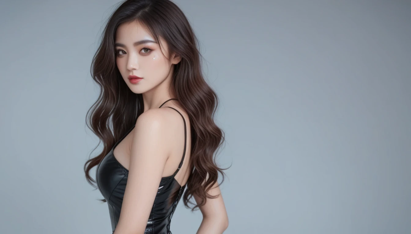 (original photo, best quality), (actual, photo-actual:1.3),best quality,Very detailed,masterpiece,Super detailed,indoor，Selfie,對著鏡子用手機Selfie，3 women,full-body shot,Front angle,world masterpiece theater,messy_long_hair,best quality,extremely delicate skin,ambient lighting,