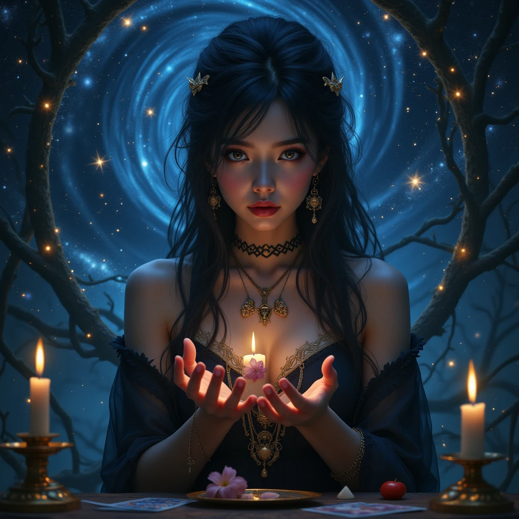 (a) gothic ta, (dark, elegant:1.1), (purple-haired, long-haired), (wearing a dress, in a frilly dress), (carrying, holding) an umbrella, (frills, lace), (bow, ribbon), (standing, posing), (in front of) a moonlit castle (b) surrounded by (purple fairy flame, ethereal flames:1.1), (glowing, flickering), (creating, casting) a soft, (magical, enchanting) light (c) (mysterious, ominous) atmosphere, (dramatic, eerie) shadows, (moonlight, moonlit), (casting, illuminating) the scene (d) (vibrant, rich) purple color palette, (deep, dark shades), (contrasting, highlighting) the gothic aesthet) (detailed, intricate) castle architecture, (towering, majestic) towers, (ornate, delicate) windows, (stone walls, battlement) (lush, overgrown) garden, (twisted, thorny) vinelooming, vibrant) flowers (g) (enchanted, magical) atmosphere, (sparkling, shimmering) starluttering, glowing) fireflies (h) (mysterious, hauntinusic playing in the background, (melancholic, ethereal) melodies (i) (fine art, oil painting)-like rendering, (realistic, detailed, lifelike) textures, (soft, smooth) brush strokes (j) (vivid, rich) colors, (deep purples, contrasting hues), (subtle, nuanced) lighting effects (k) (emphasize, highlight) the gothic aesthetic, (dramatic, theatrical) poses, (intricate, extravagant) details (l) (high resolution, 4k, 8k), (ultra-detailed, hyper-realistic, photorealistic:1.37) (Photo-realism), (Best quality, masterpiece, full of details), ultra HD