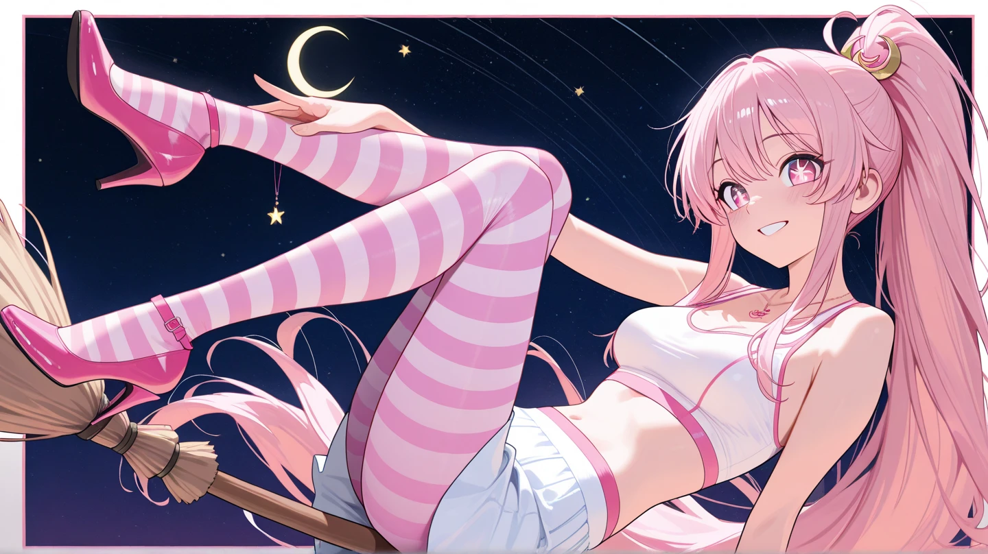 Fuwa is a pink girl fox with dark pink, yellow, and blue spots, blue cheeks, a light pink face and belly, and a white tail-tip. SPARKLE; GLITTER