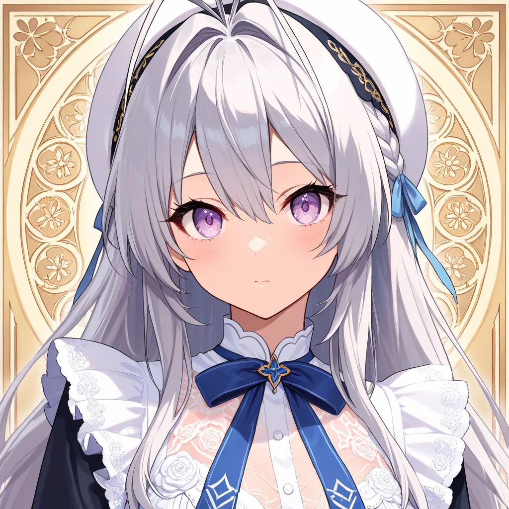 (masterpiece), best quality, expressive eyes, perfect face,1girl,vanilla, long hair, bangs, blue eyes, animal ears, twintails, very long hair, white hair, cat ears, blunt bangs, animal ear fluff, low twintails, cat girl,string bikini, bow, tail,frills, bowtie, cat tail,bell, cat girl,jingle bell, neck bell,beach cafe,shy smile,curvy,big breasts,blush