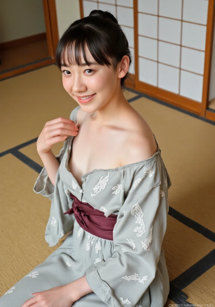 (8k,RAW Photos,Highest quality,masterpiece:1.6),(Realistic),1 girl,(Full nudity:1.8),(Completely naked:1.8),(View from the front),Lots of eyelashes,Glowing eyelids,skeletally correct,(vagina:1.8),(:1.4),(clitoris:1.6),(Small breasts:1.6),(look of pain:1.4),(Looking down:1.4),(Thin legs:1.6),(Flat Chest:1.8),(close your eyes:1.8),(Take off your yukata:1.8),(Sad expression:1.4),(Embarrassed expression:1.6),(Glowing Skin:1.6),(No pubic hair:1.6),(Yukata takes off:1.8),strip