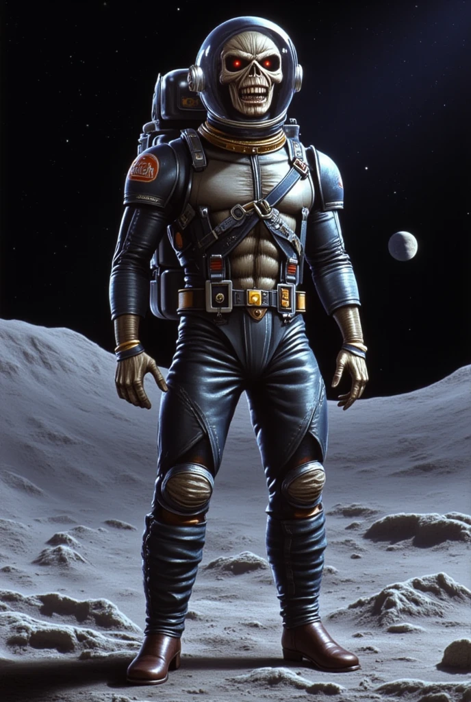 By taran fiddler, by pixelsketcher, by darkgem, by honovy, by foxovh, solo, male, muscular, canine, golden retriever, smirking, looking at viewer, detailed eyes, standing, (combat boots), grey spacesuit, spaceship, bulge