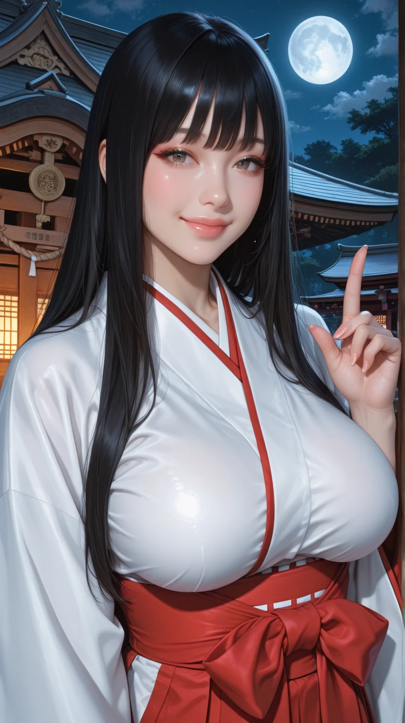 nude, Youghal, (Mature, bangs, side lock, red eyes, black hair, hair ornaments, Popping milk 3),girl portrait, (face:1.2), Female student, 笑face,bare shoulders, black hair, Cherry Blossom), willow branches, (Masterpiece of the highest quality :1.2), NSFW