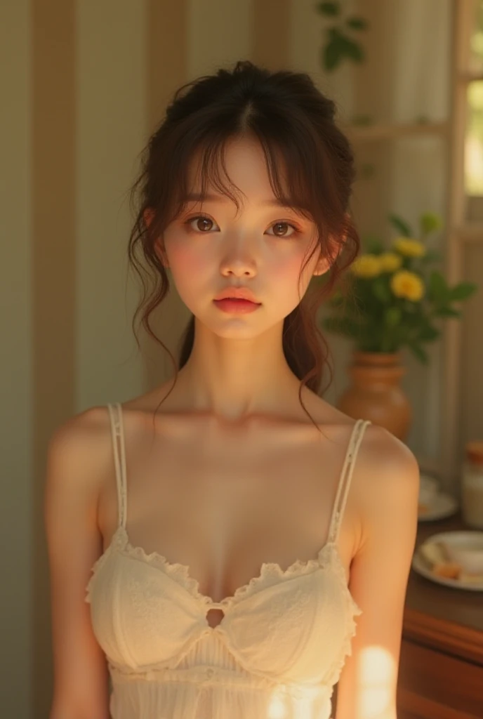 {{{{{3,318 trillion pixels high resolution, vivid filter, nsfw, A girl I thought was still very young showed her panting face and ample breasts so I gave her an aphrodisiac to make her look even sexier and her innocent appearance was tinted with a sexy aura, As she increases the concentration of the aphrodisiac she begins to kneeling straddling her lover and cowgirling, Realistic scenery and lovely nudity Japanese girl in a romantic Cylindrical crystal sparkling herbarium filled with flower oil, She's panting sleepy and pursing her lips just before accepting a cute kiss, unhooking her bra to reveal her nipples and full tits, thicken the lips look pretty, Her fluffy skin and curvy back, Boobs are fluffy and bouncy, Tits that get rounder bigger}}}}}, {{{{{detail of The panting face of a neat and cheerful girl loved by everyone, Her cute nipples and supple legs and romantic panting Inside a sparkling herbarium in female hormones oil depicted in detail, Trapping her in a cylindrical sparkling herbarium and oiling her to make her pretty and sexy, sideboob}}}}},{{{{{The hormones in the sparkling herbarium cause the innocent girl to change rapidly tits swelled up to huge gazongas form two beautiful mountains revealing a tight cleavage, It's too cute and innocent to see her go into her own world panting, magical in a romantic Cylindrical crystal herbarium filled with female hormones, All the sexiness that's amplified inside her makes her panting, Cuteness preserved forever shining in exchange for life from her, her beautiful slender underbust, slender curvy cute waistline, an lewd fetish for lips and necks and waistlines, her clearer nip line from underbust to hips, gloomy straight long ribbon twintails wig, thick vivid lips}}}}},{{Extremely detailed}},{{{{{heroine girl's Sexually unused body with pure and innocent aura}}}}}